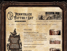 Tablet Screenshot of pennyblacktattoo.com
